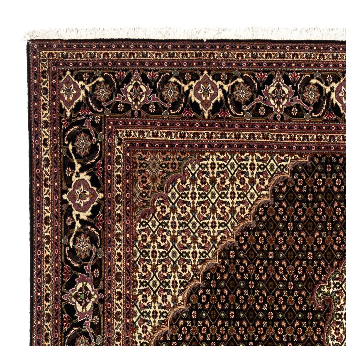 Dywan perski - Tabriz - Królewski - 298 x 207 cm - ciemnoniebieski