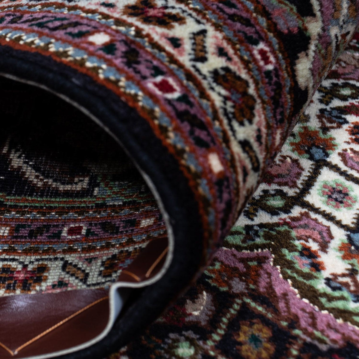 Dywan perski - Tabriz - Królewski - 298 x 207 cm - ciemnoniebieski