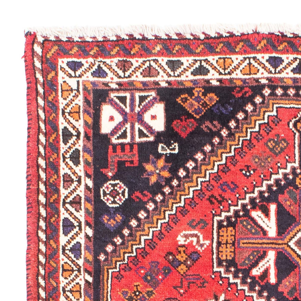 Perski dywan - Nomadyczny - 169 x 115 cm - ciemna czerwień