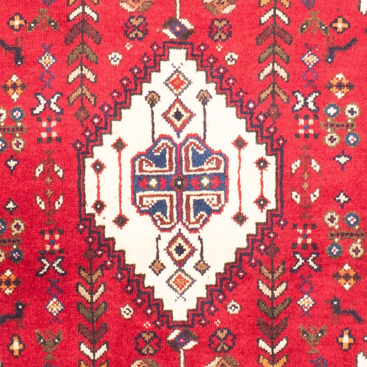 Perski dywan - Nomadyczny - 153 x 105 cm - ciemna czerwień