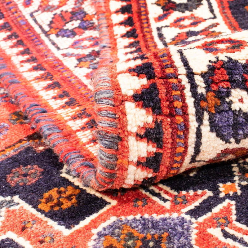 Perski dywan - Nomadyczny - 159 x 121 cm - ciemna czerwień