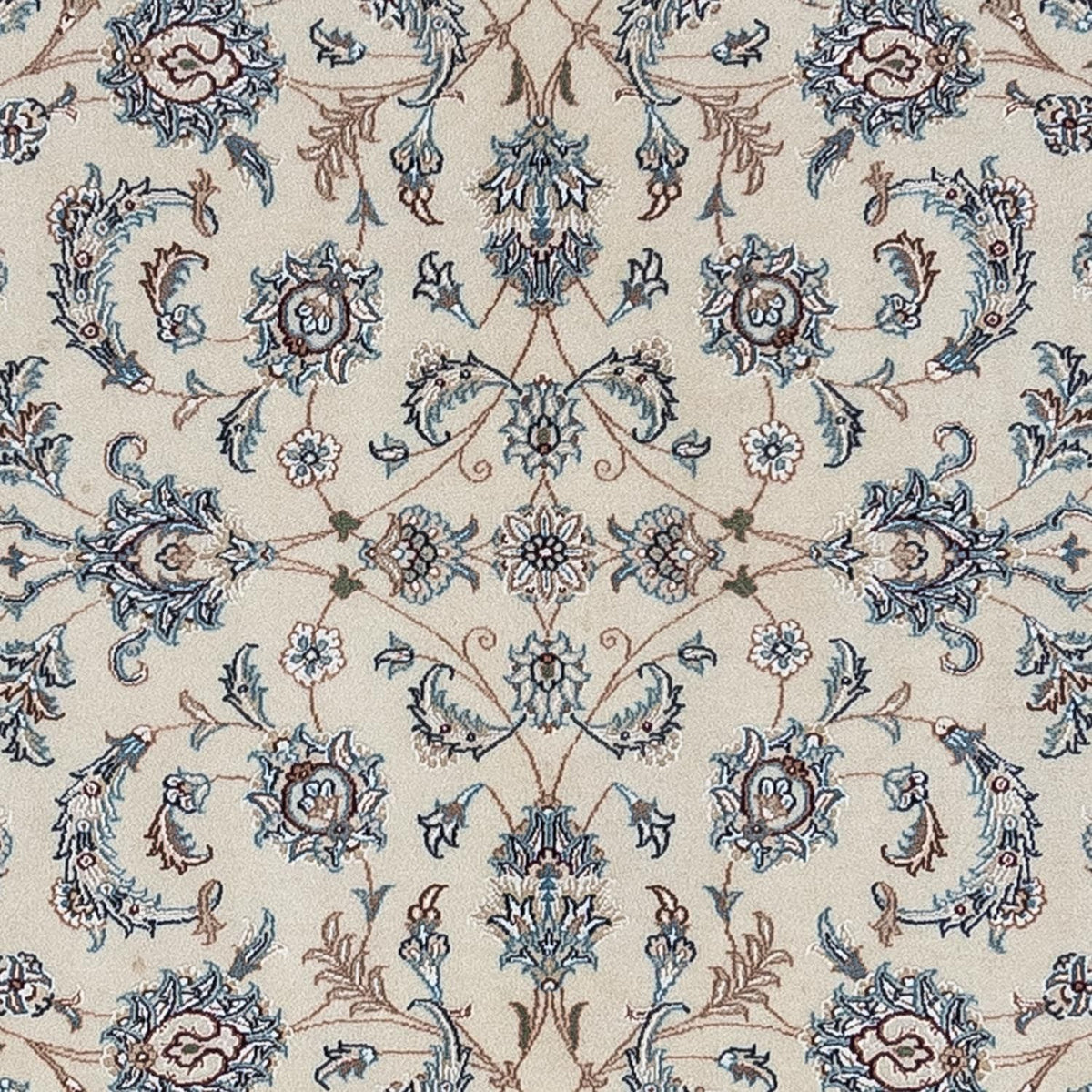 Dywan perski - Nain - Królewski - 300 x 250 cm - srebrny