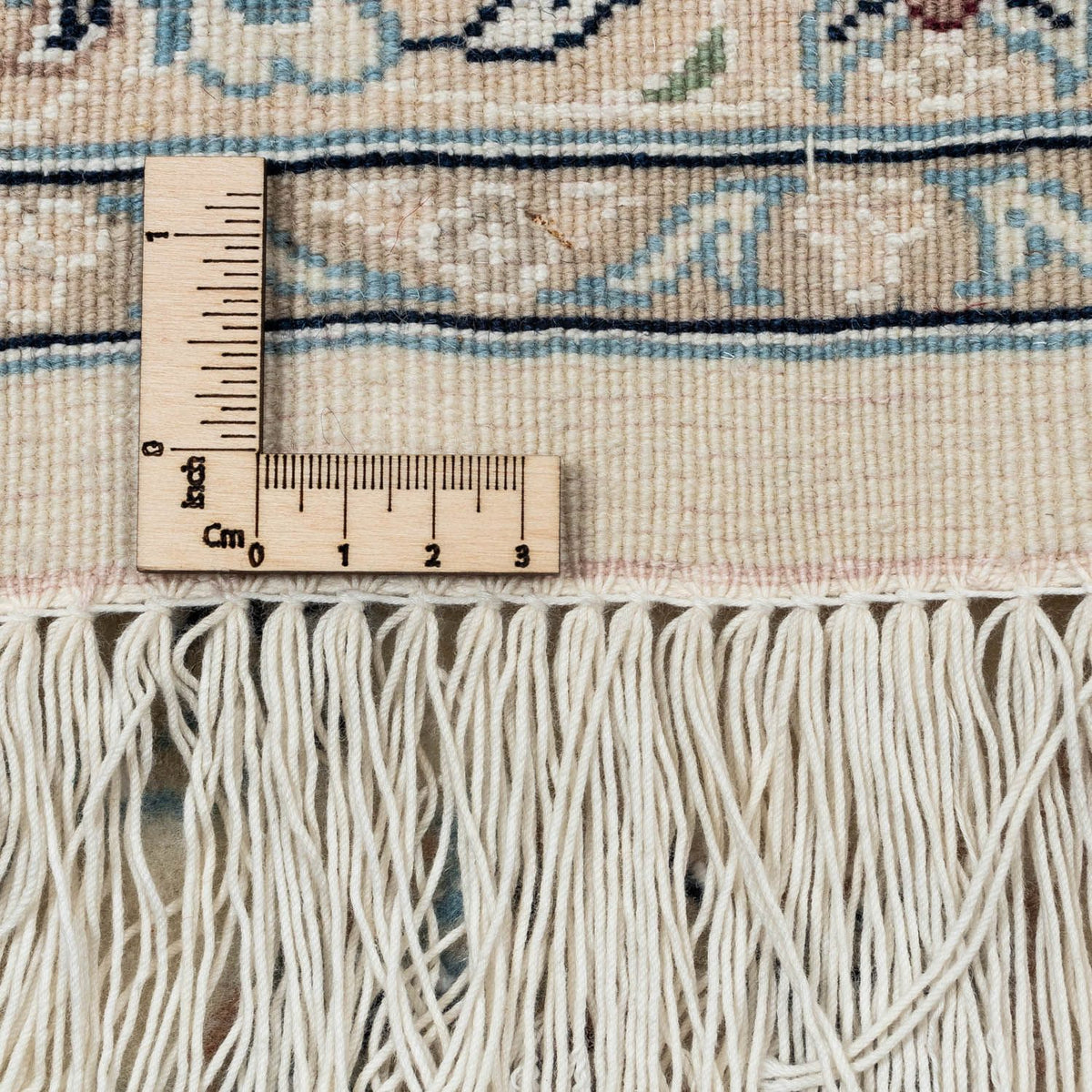 Dywan perski - Nain - Królewski - 300 x 250 cm - srebrny