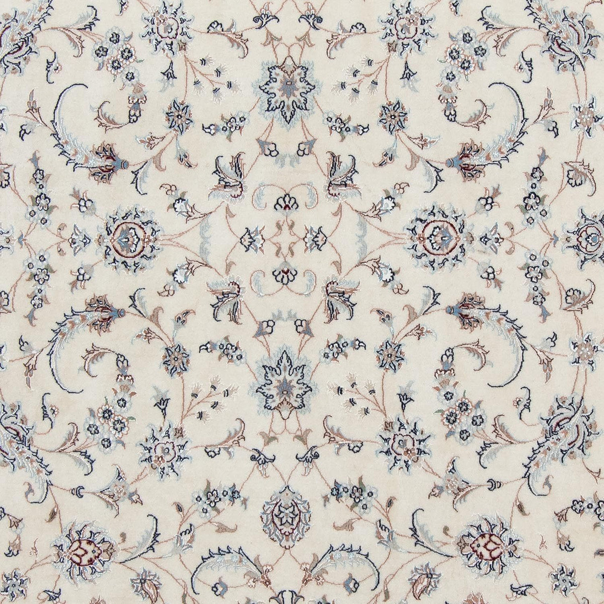 Dywan perski - Nain - Królewski - 300 x 199 cm - srebrny