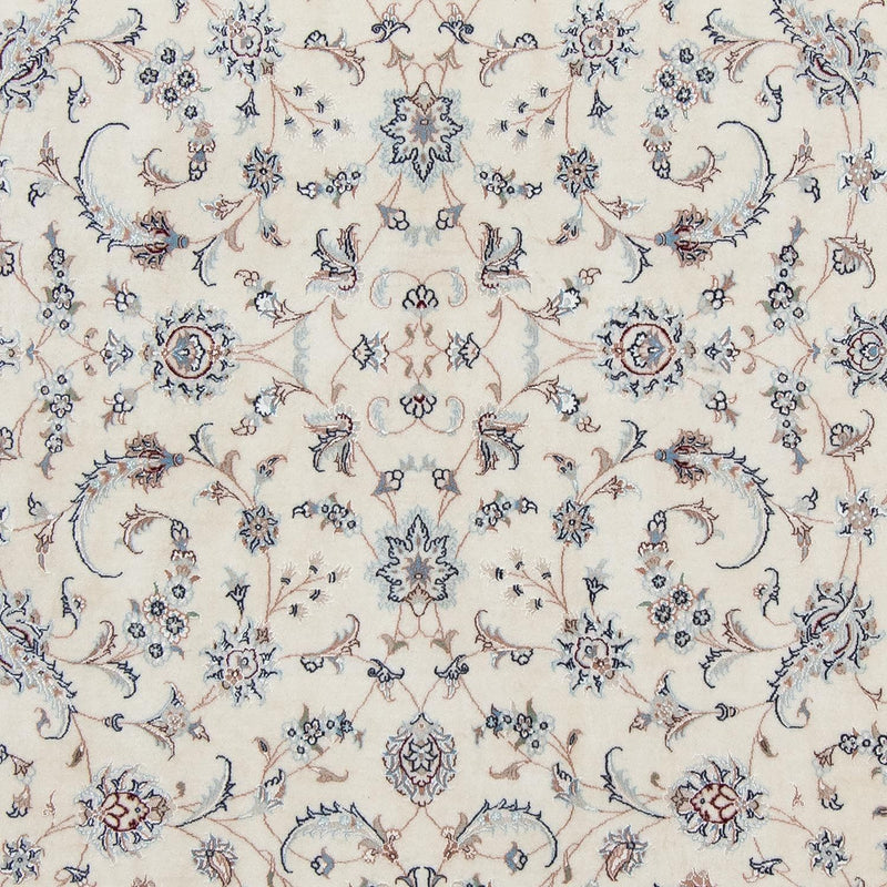 Dywan perski - Nain - Królewski - 300 x 199 cm - srebrny