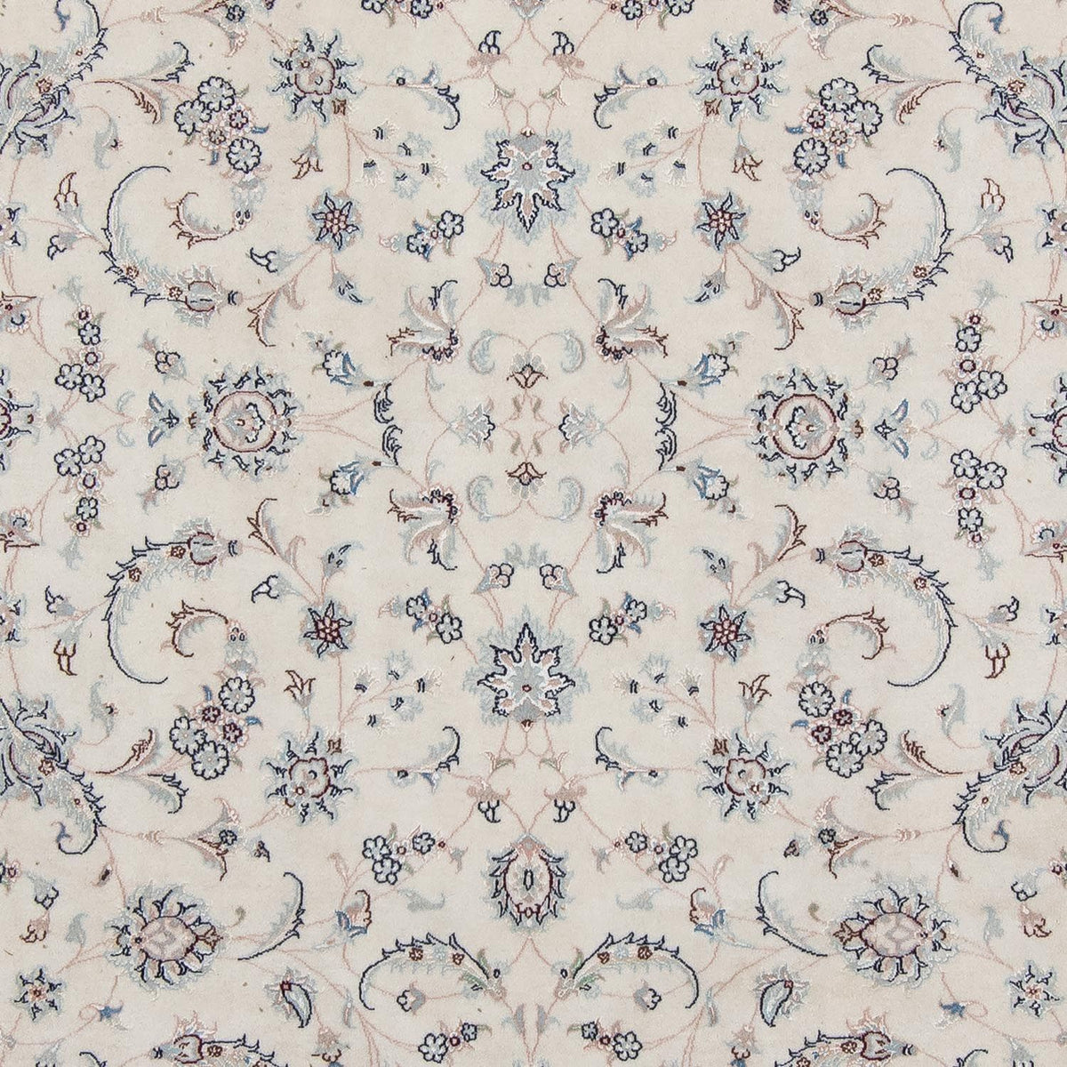 Dywan perski - Nain - Królewski - 298 x 199 cm - srebrny