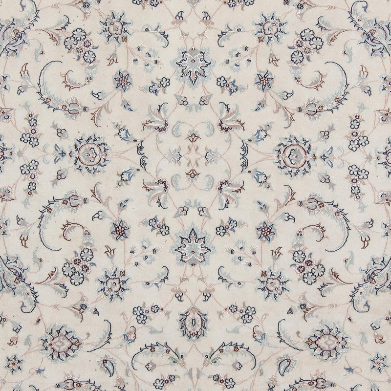 Dywan perski - Nain - Królewski - 298 x 199 cm - srebrny