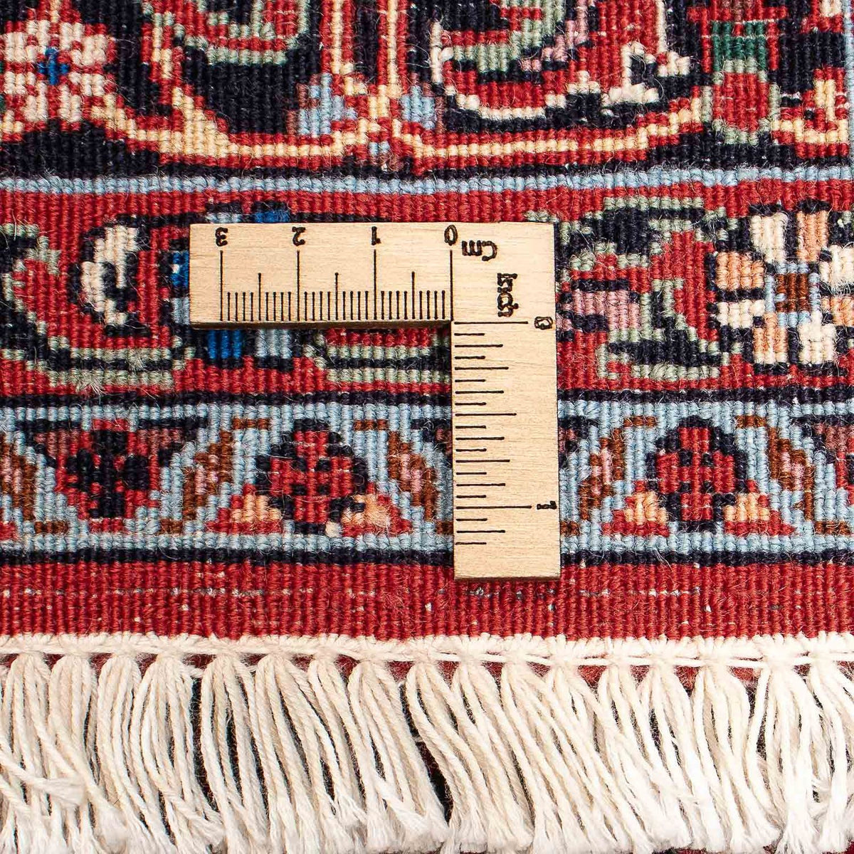 Dywan perski - Bijar - 206 x 132 cm - ciemna czerwień