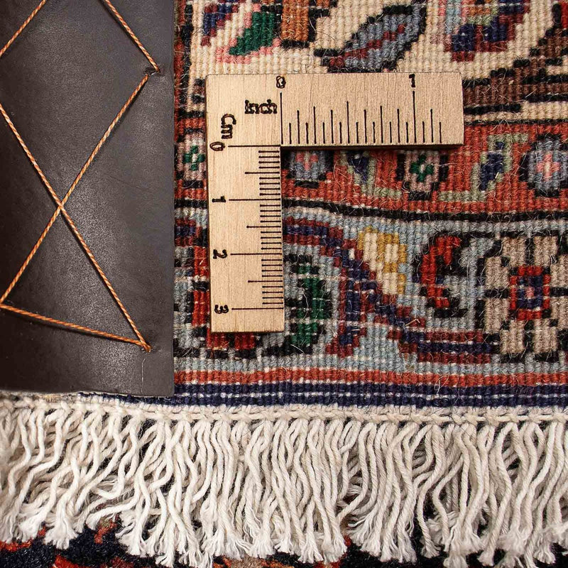 Dywan perski - Bijar - 203 x 141 cm - ciemnoniebieski