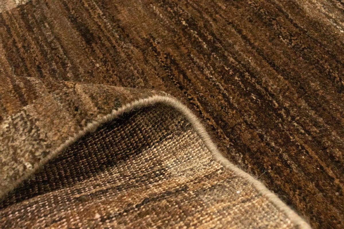 Dywan Gabbeh - Indus - 93 x 60 cm - ciemnobrązowy