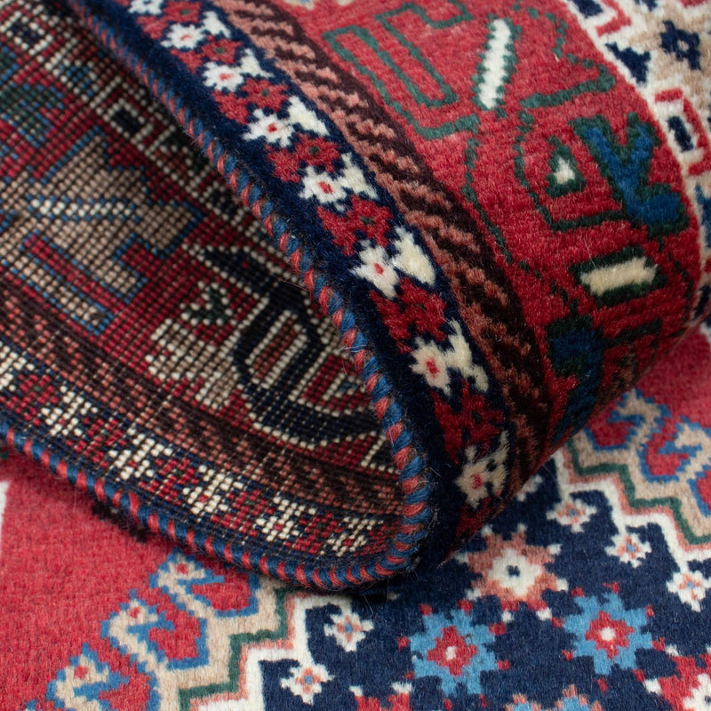 Perski dywan - Nomadyczny - 145 x 100 cm - czerwony