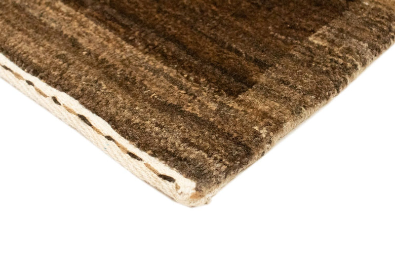 Dywan Gabbeh - Indus - 88 x 58 cm - ciemnobrązowy