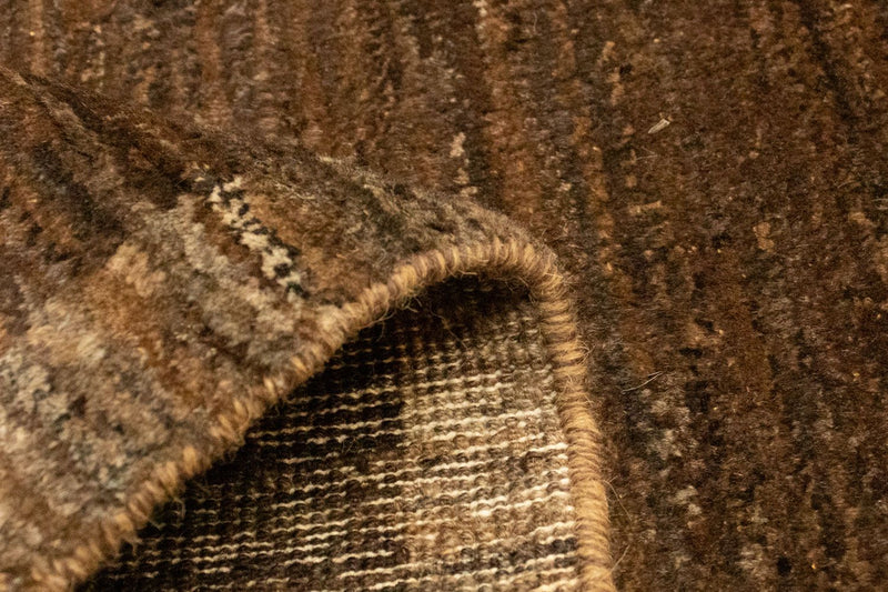 Dywan Gabbeh - Indus - 90 x 58 cm - ciemnobrązowy