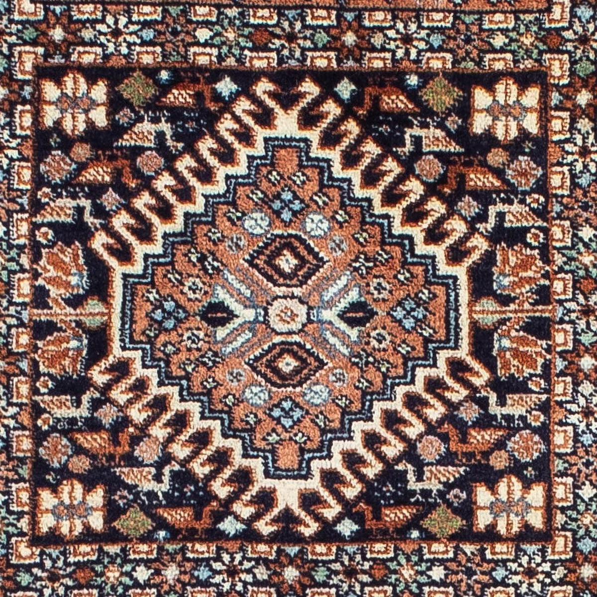 Perski dywan - Nomadyczny - 166 x 103 cm - ciemnoniebieski