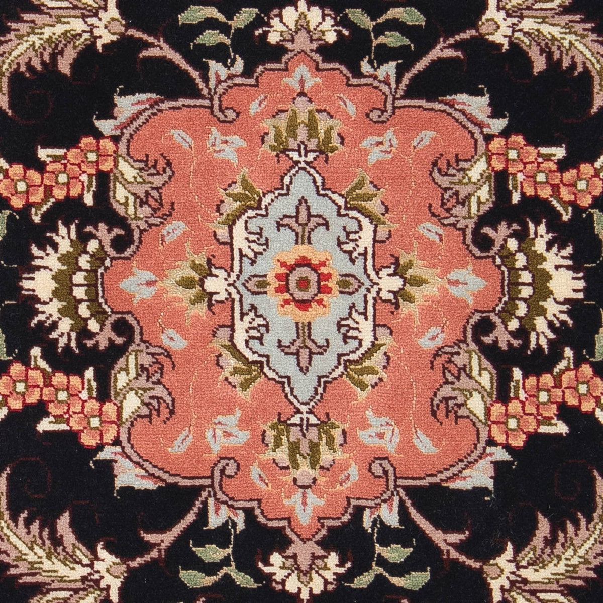 Dywan perski - Tabriz - Królewski - 90 x 60 cm - ciemnoniebieski