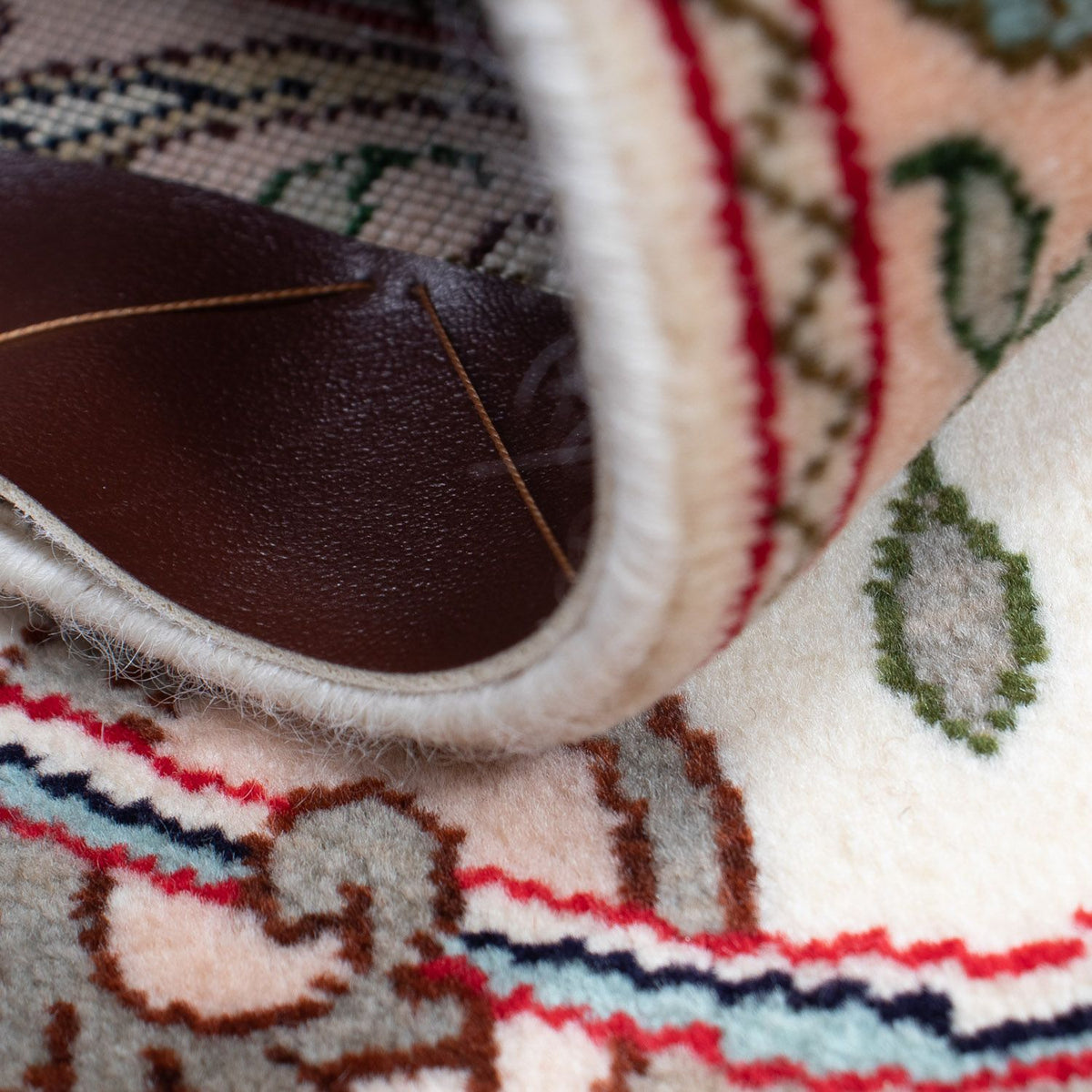 Dywan perski - Tabriz - Królewski - 90 x 60 cm - beżowy