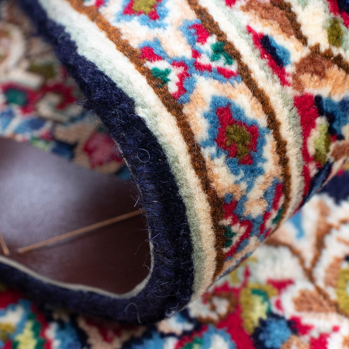 Dywan perski - Royal - 70 x 53 cm - niebieski