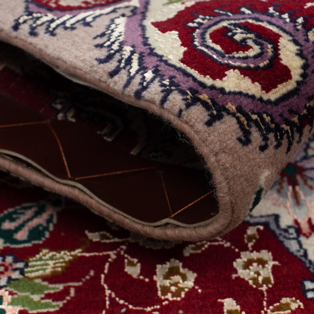 Dywan perski - Tabriz - Królewski - 93 x 63 cm - czerwony