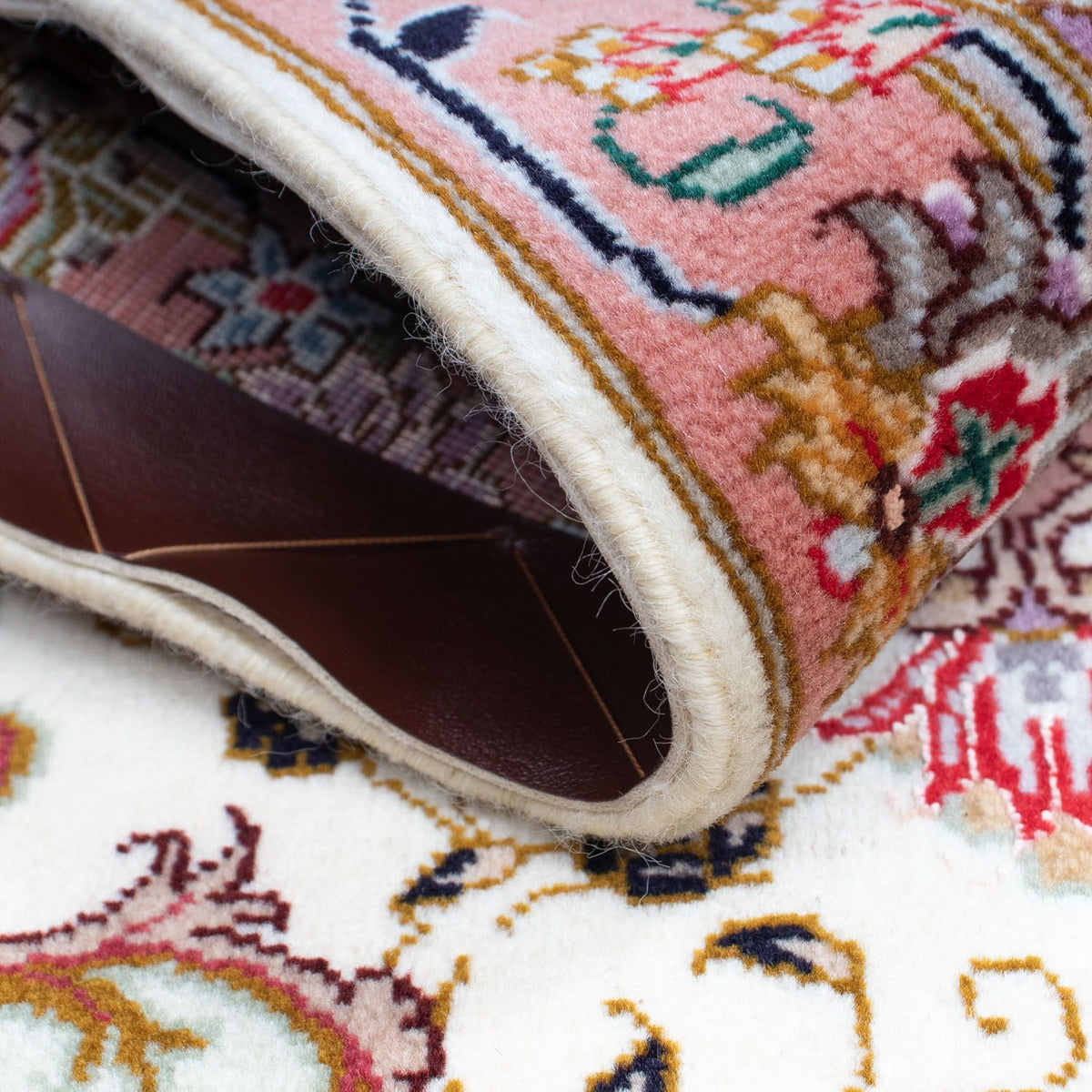 Dywan perski - Tabriz - Królewski - 90 x 60 cm - beżowy