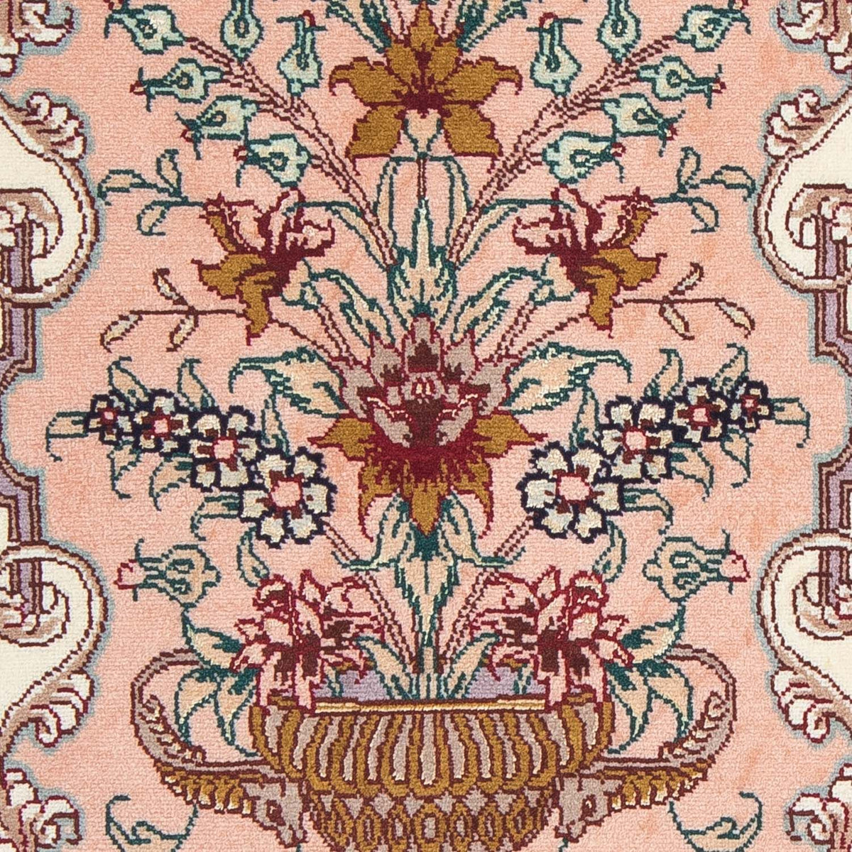 Dywan perski - Tabriz - Królewski - 90 x 60 cm - beżowy