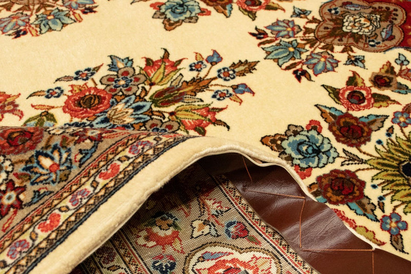 Dywan perski - Ghom - 151 x 105 cm - beżowy