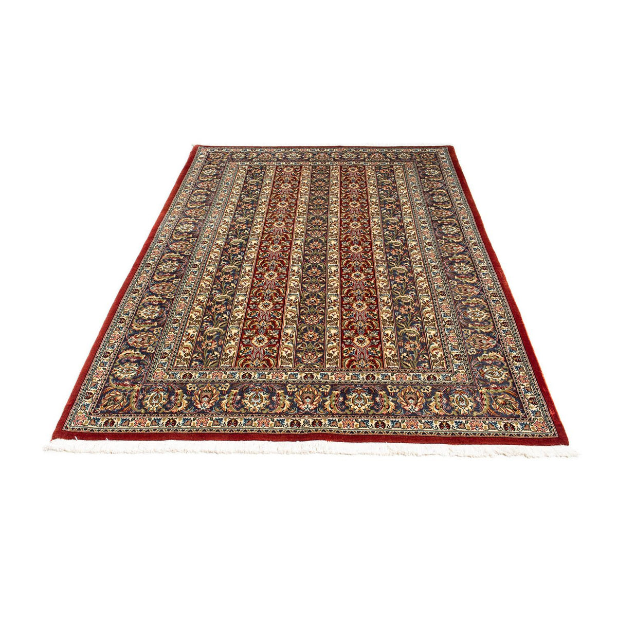 Jedwabny dywan - Ghom Silk - Premium - 202 x 132 cm - wielokolorowy