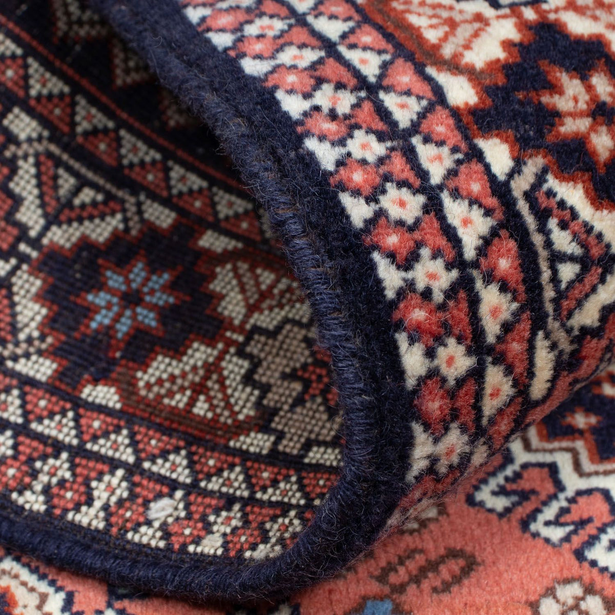 Perski dywan - Nomadyczny - 150 x 100 cm - jasna czerwień