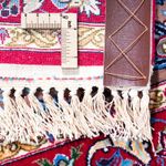 Dywan perski - Isfahan - Premium - 104 x 72 cm - ciemnoniebieski