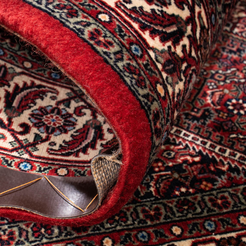 Dywan perski - Bijar kwadratowy  - 152 x 148 cm - ciemna czerwień