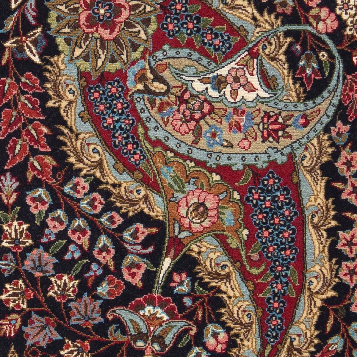 Dywan perski - Klasyczny - 80 x 63 cm - czarny