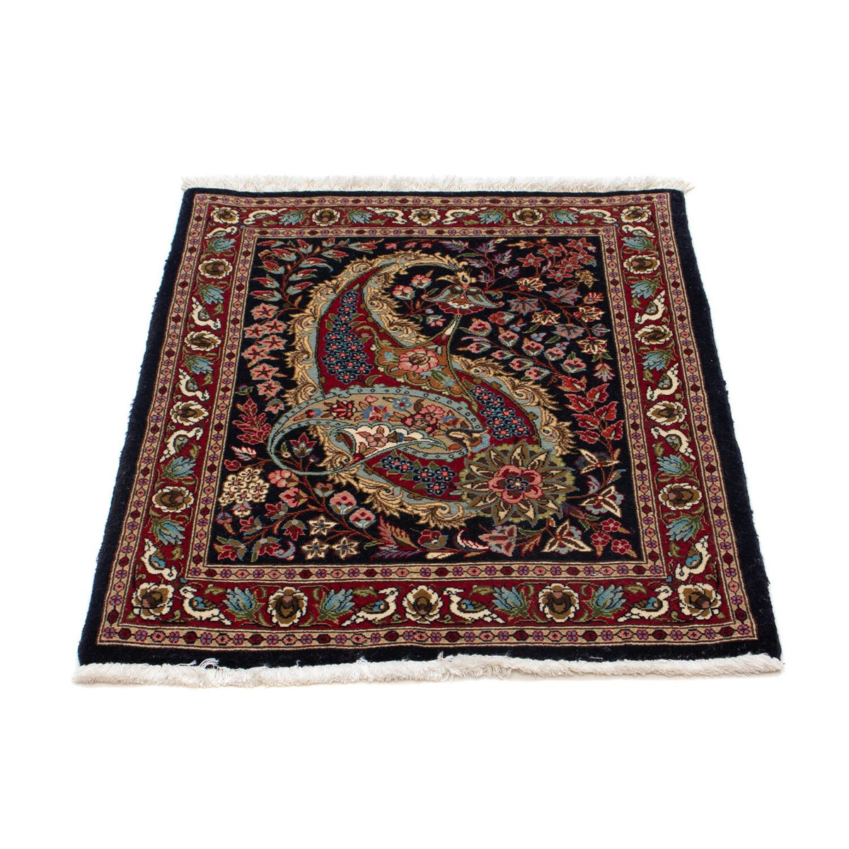 Dywan perski - Klasyczny - 80 x 63 cm - czarny