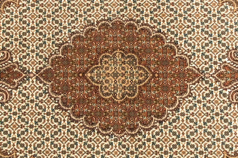 Dywan perski - Tabriz - 155 x 102 cm - beżowy