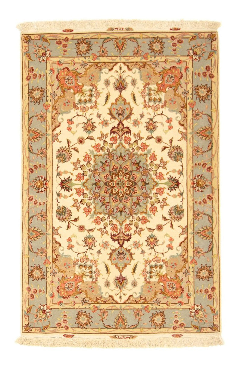 Dywan perski - Tabriz - Premium - 153 x 100 cm - beżowy
