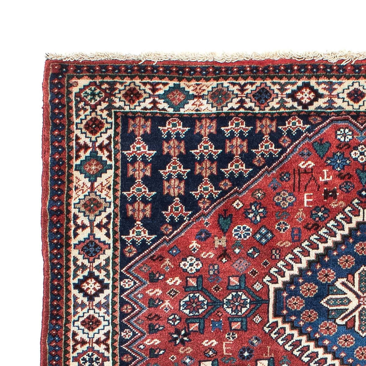 Perski dywan - Nomadyczny - 147 x 102 cm - ciemna czerwień