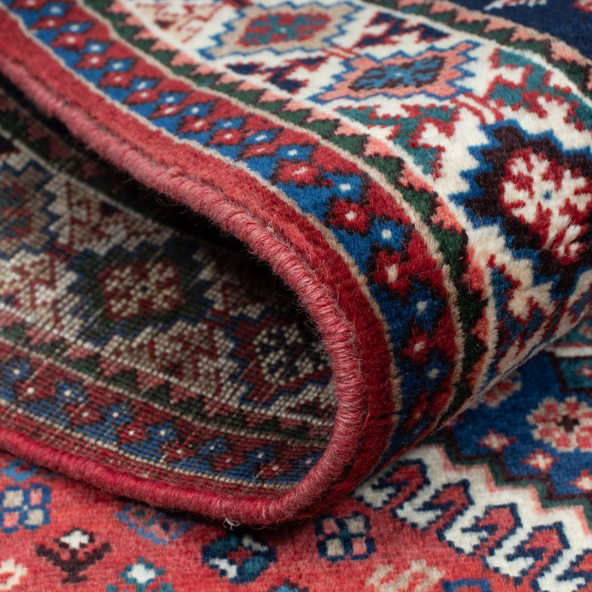 Perski dywan - Nomadyczny - 147 x 102 cm - ciemna czerwień