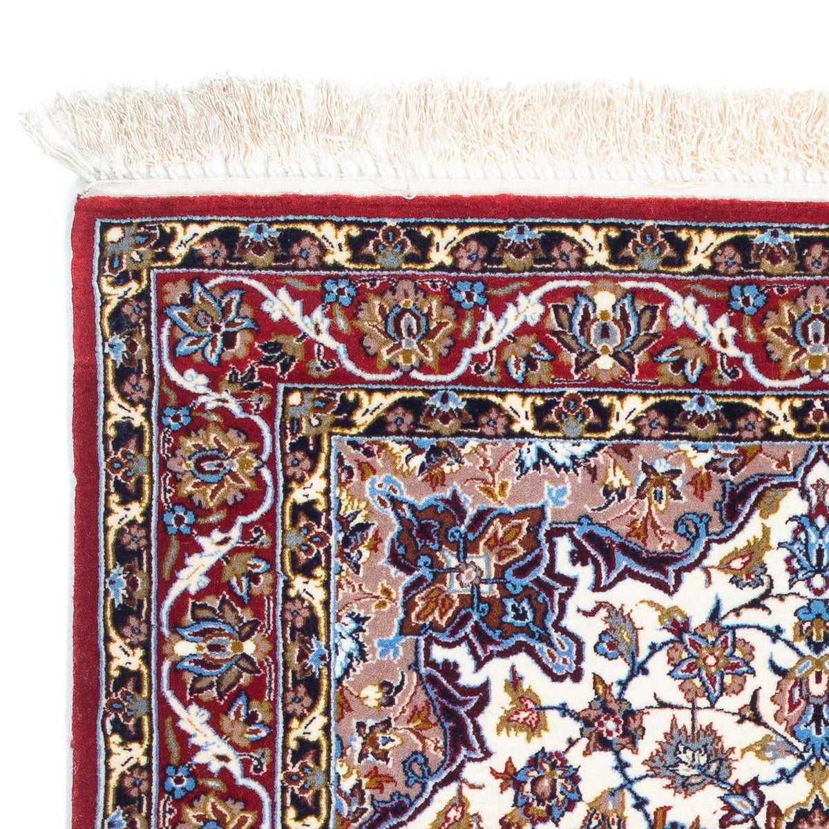 Dywan perski - Isfahan - Premium - 118 x 83 cm - beżowy