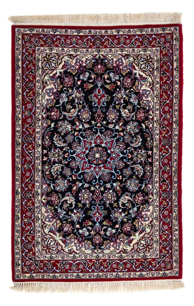 Dywan perski - Isfahan - Premium - 108 x 72 cm - ciemna czerwień