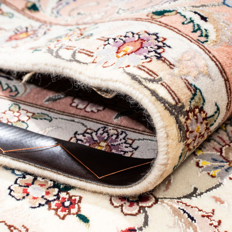 Dywan perski - Tabriz - Królewski - 205 x 154 cm - beżowy