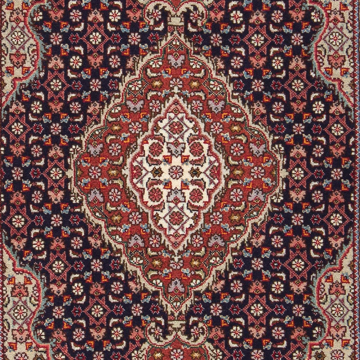 Dywan perski - Tabriz - Królewski - 90 x 60 cm - ciemnoniebieski