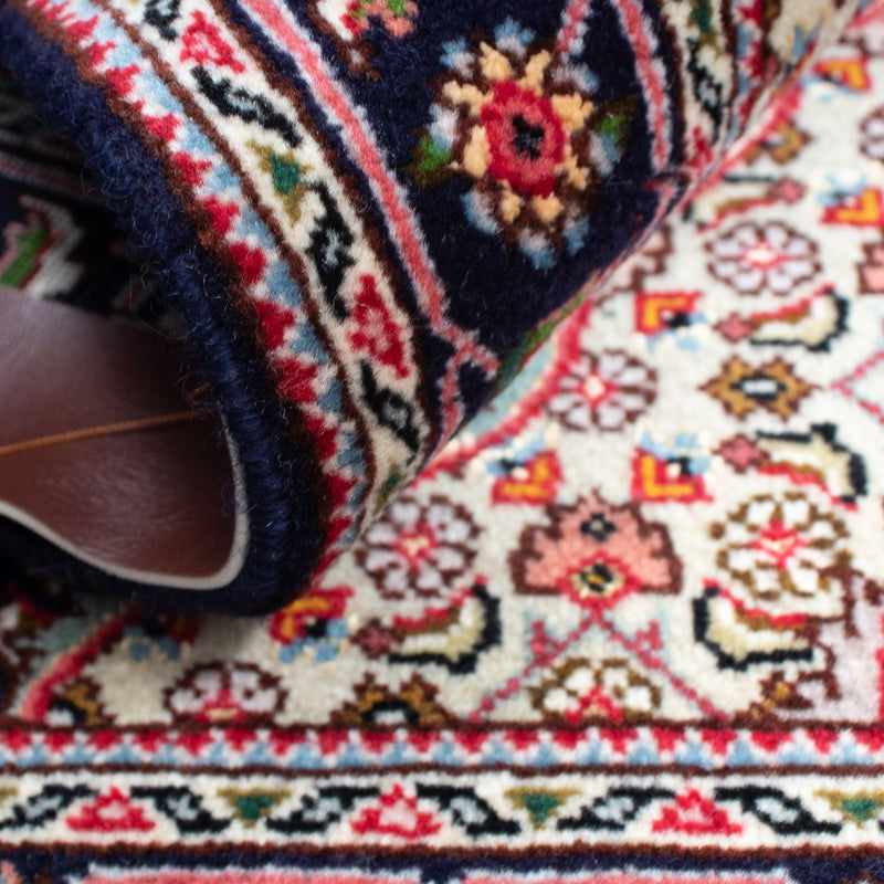 Dywan perski - Tabriz - Królewski - 90 x 60 cm - ciemnoniebieski