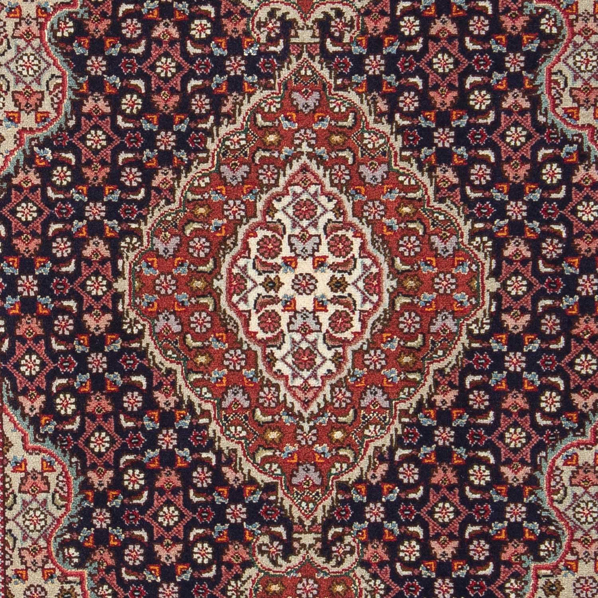 Dywan perski - Tabriz - Królewski - 90 x 63 cm - ciemnoniebieski