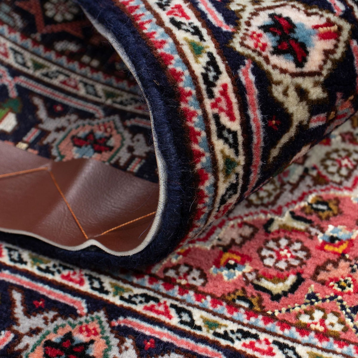 Dywan perski - Tabriz - Królewski - 90 x 63 cm - ciemnoniebieski