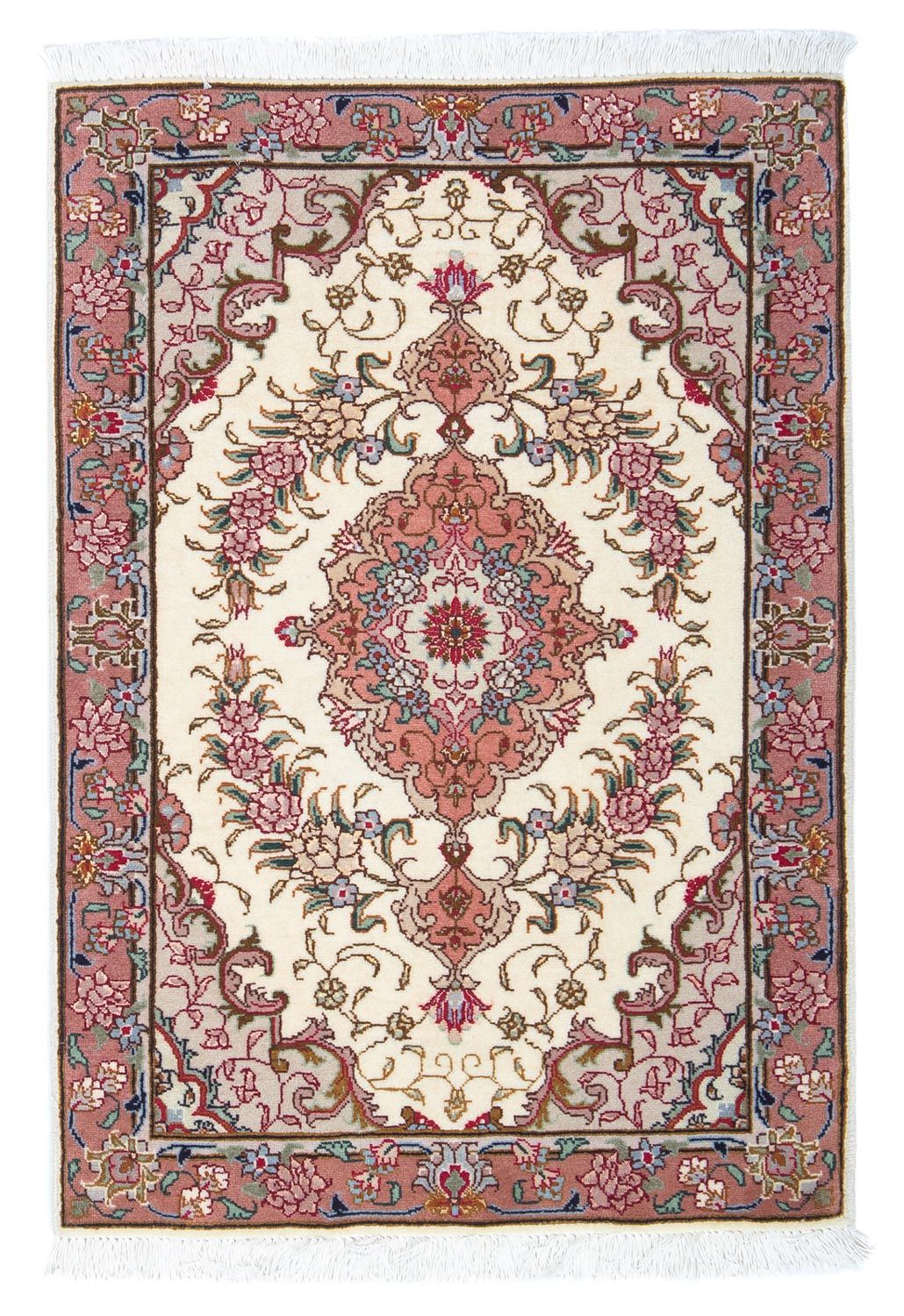 Dywan perski - Tabriz - Królewski - 87 x 60 cm - beżowy