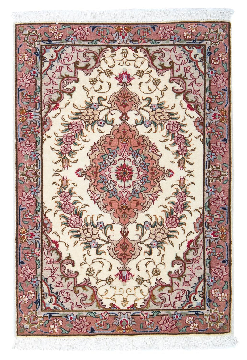 Dywan perski - Tabriz - Królewski - 87 x 60 cm - beżowy