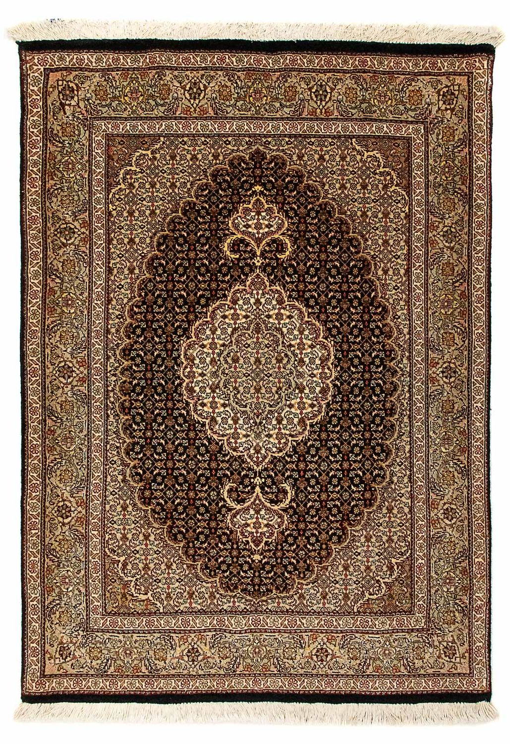 Dywan perski - Tabriz - Królewski - 120 x 80 cm - ciemnoniebieski