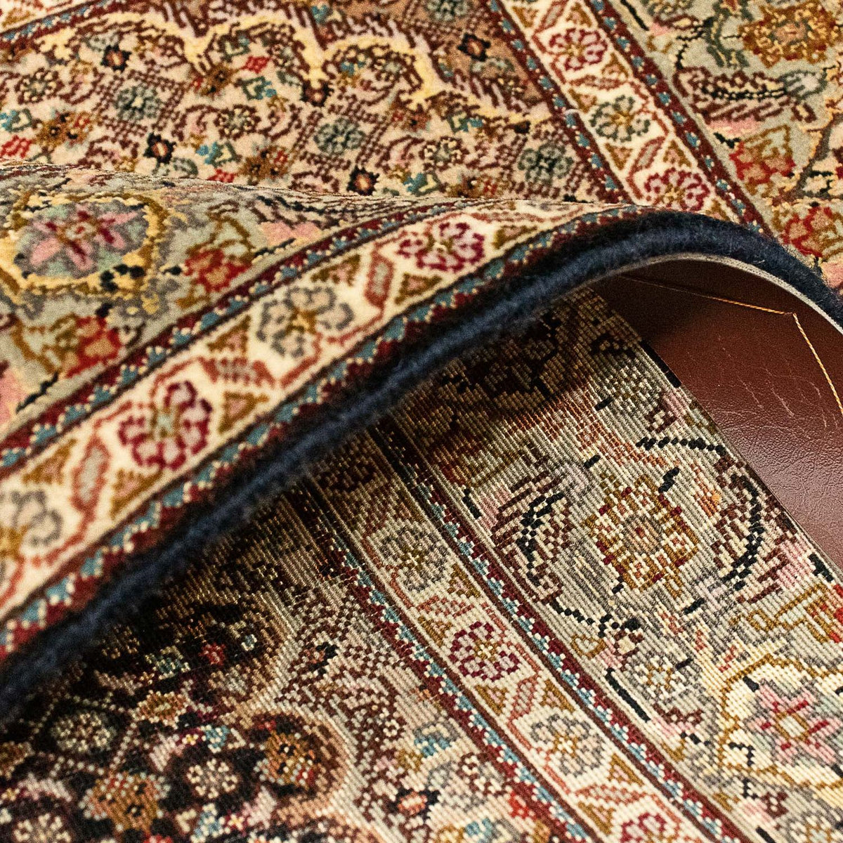 Dywan perski - Tabriz - Królewski - 120 x 80 cm - ciemnoniebieski