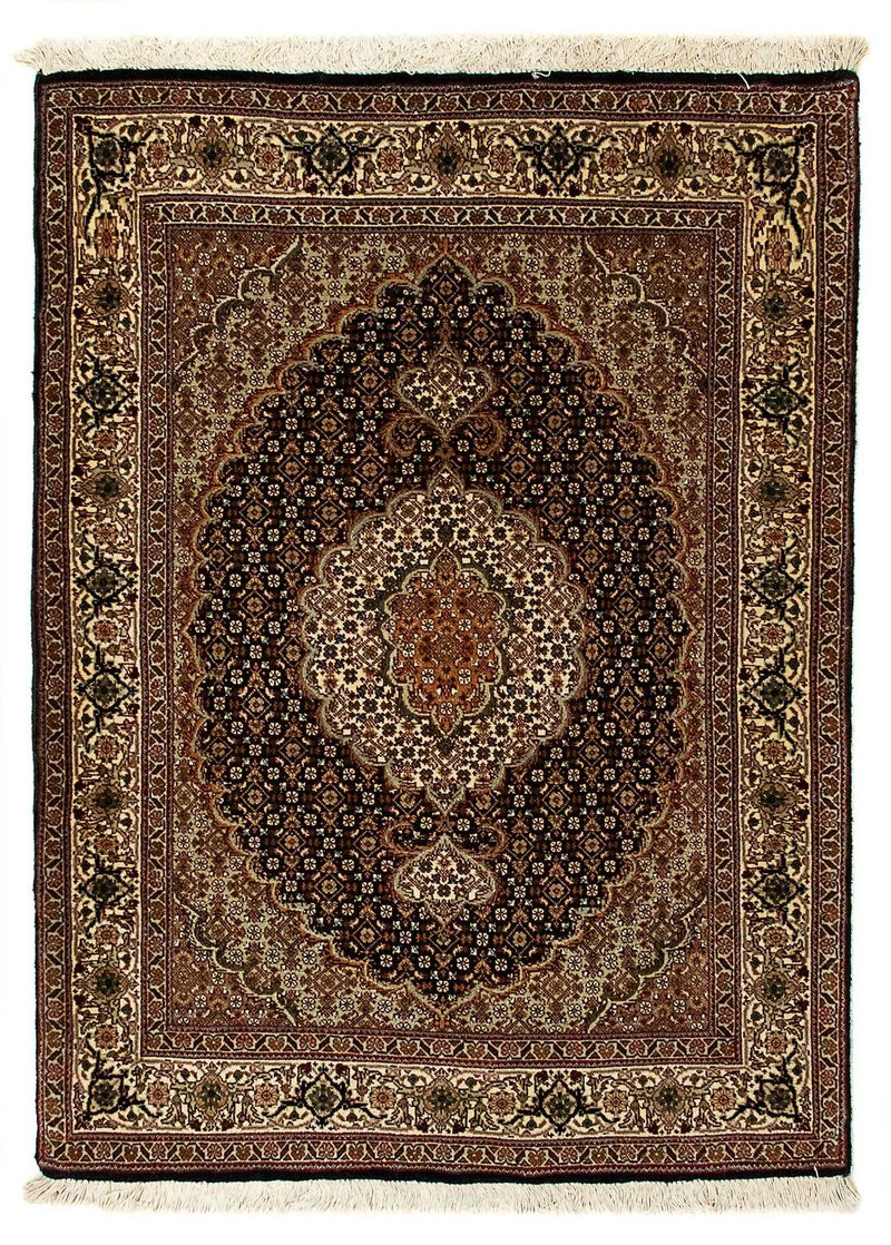 Dywan perski - Tabriz - Królewski - 114 x 83 cm - ciemnoniebieski