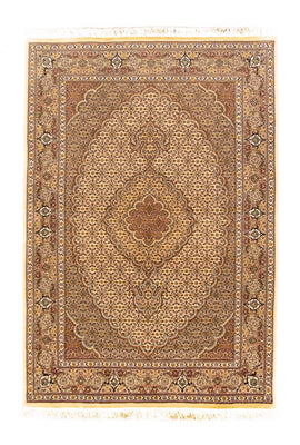 Dywan perski - Tabriz - Królewski - 151 x 103 cm - beżowy