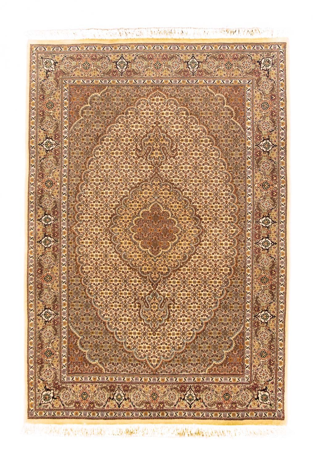 Dywan perski - Tabriz - Królewski - 151 x 103 cm - beżowy