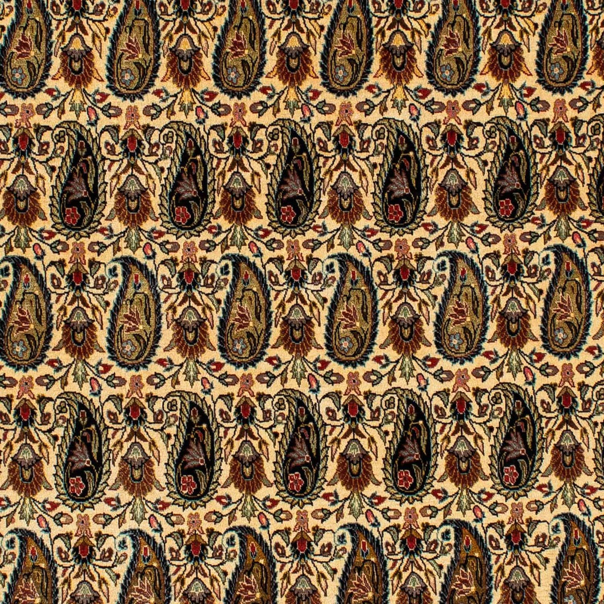 Jedwabny dywan - Ghom Silk - Premium - 195 x 135 cm - jasny beż